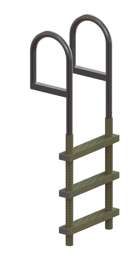 Barnacle Shield 7-Step StepSea Dock Ladder