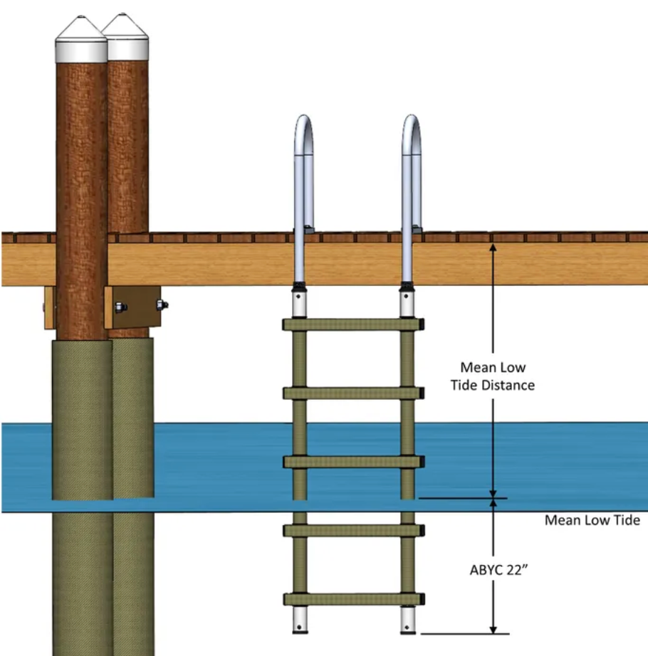 Barnacle Shield 7-Step StepSea Dock Ladder