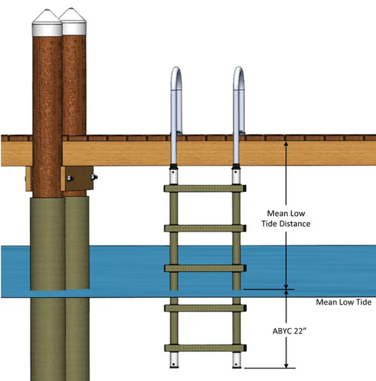 Barnacle Shield 7-Step StepSea Dock Ladder
