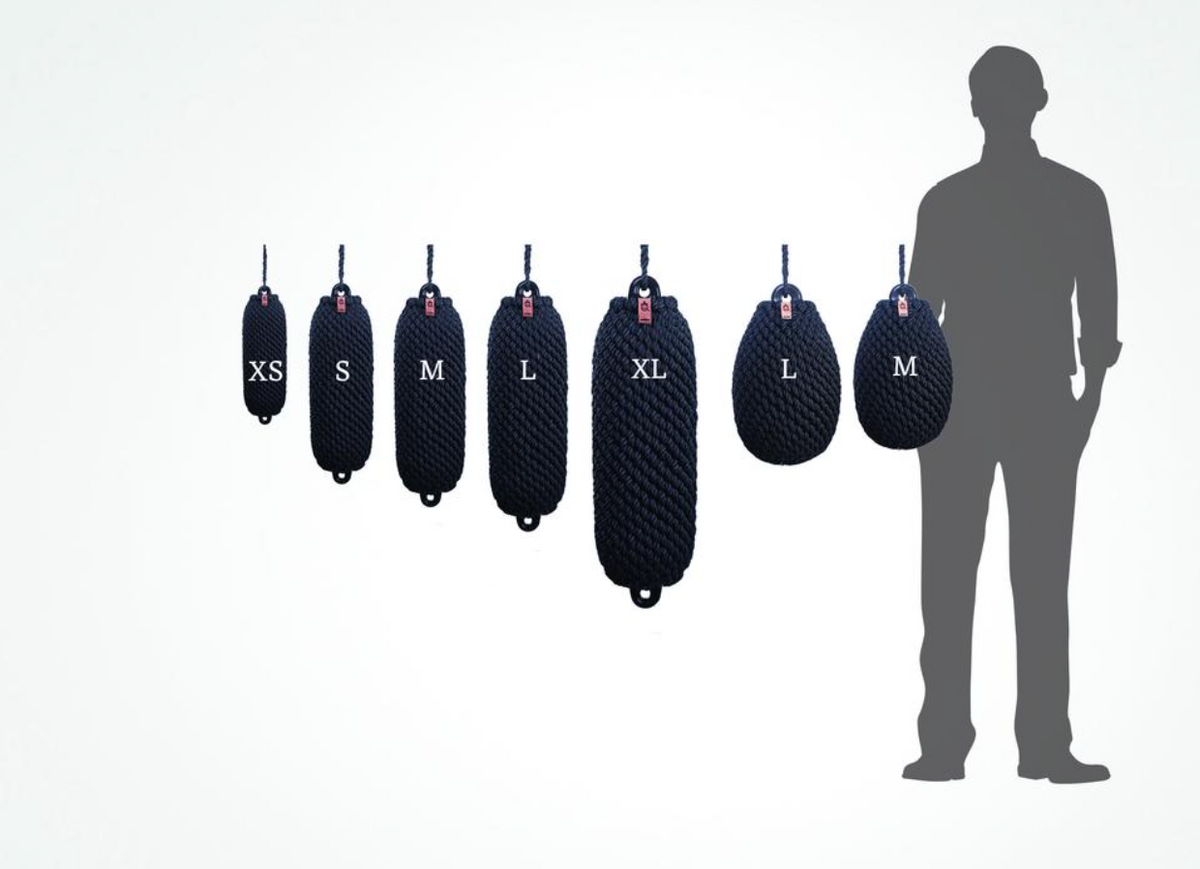 Nautiqo's Rope Fender in Navy